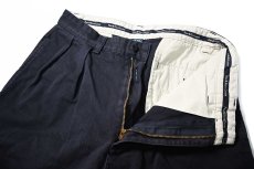 画像5: Used Polo Ralph Lauren Pleated Chino Trouser Navy "Andrew Pant" ラルフローレン (5)