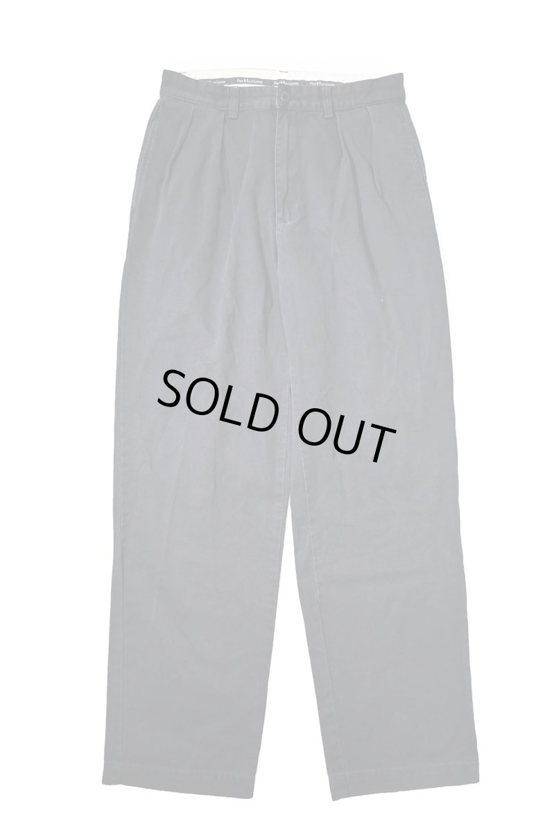 画像1: Used Polo Ralph Lauren Pleated Chino Trouser Navy "Andrew Pant" ラルフローレン (1)