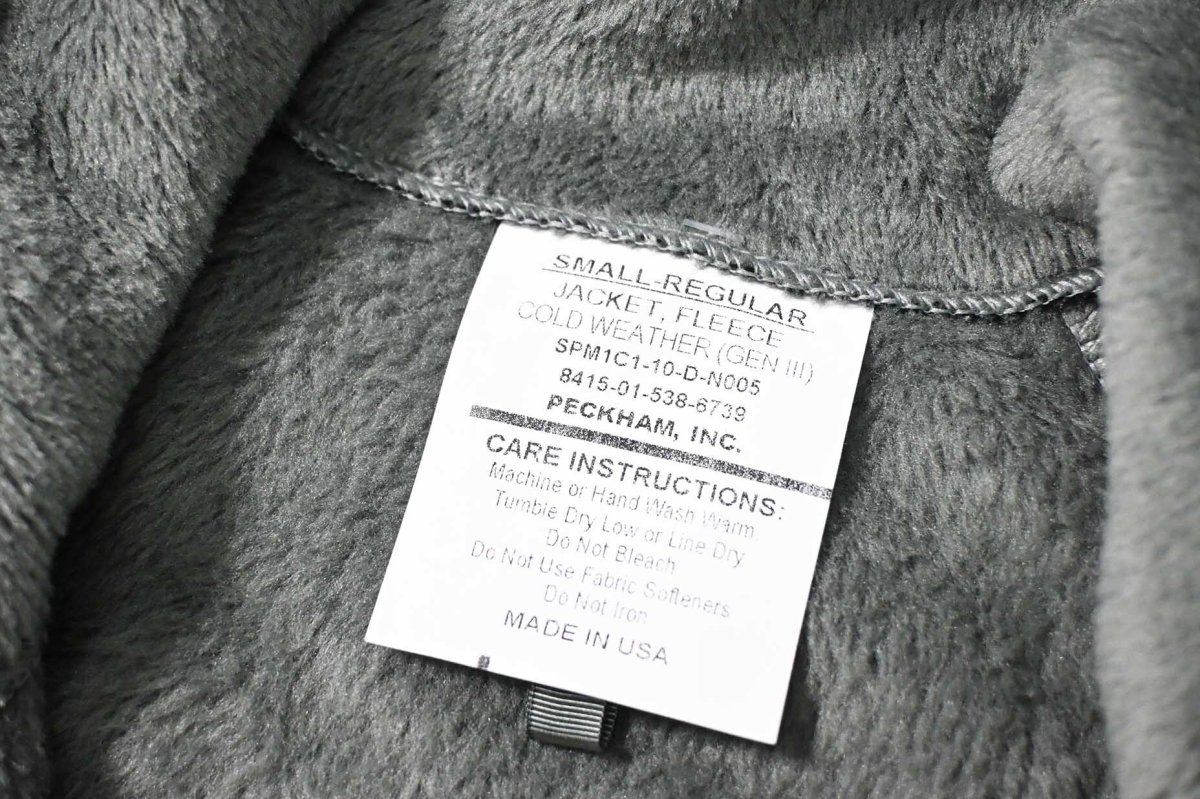 画像4: Deadstock ECWCS Gen3 Fleece Jacket Foliage Green (4)