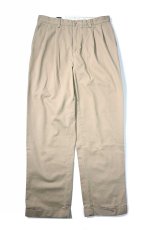 画像1: Used Polo Ralph Lauren Pleated Chino Trouser Khaki "Hammond Pant" ラルフローレン (1)