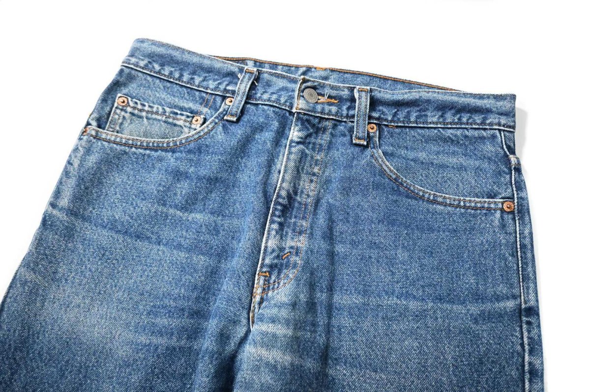 画像2: 98' Used Levi's 517 Denim Pants リーバイス (2)