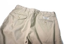画像4: Used Polo Ralph Lauren Pleated Chino Trouser Khaki "Hammond Pant" ラルフローレン (4)