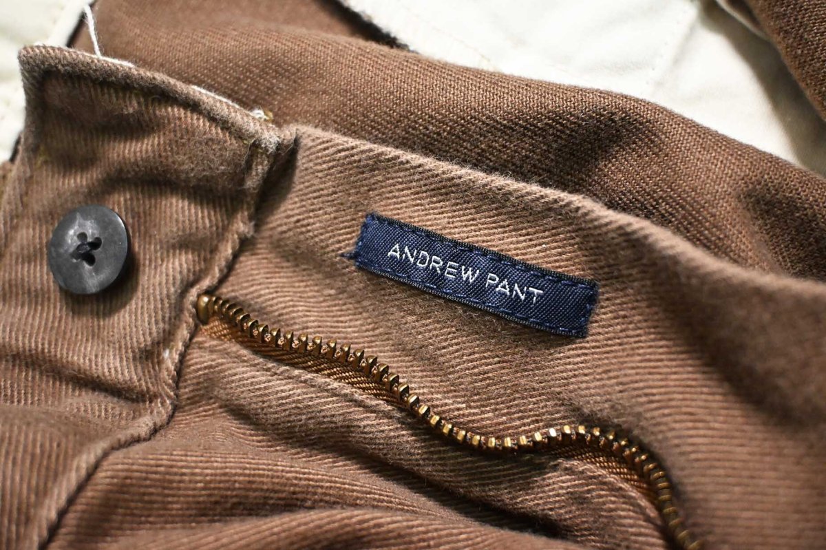画像6: Used Polo Ralph Lauren Pleated Chino Trouser Brown "Andrew Pant" ラルフローレン (6)