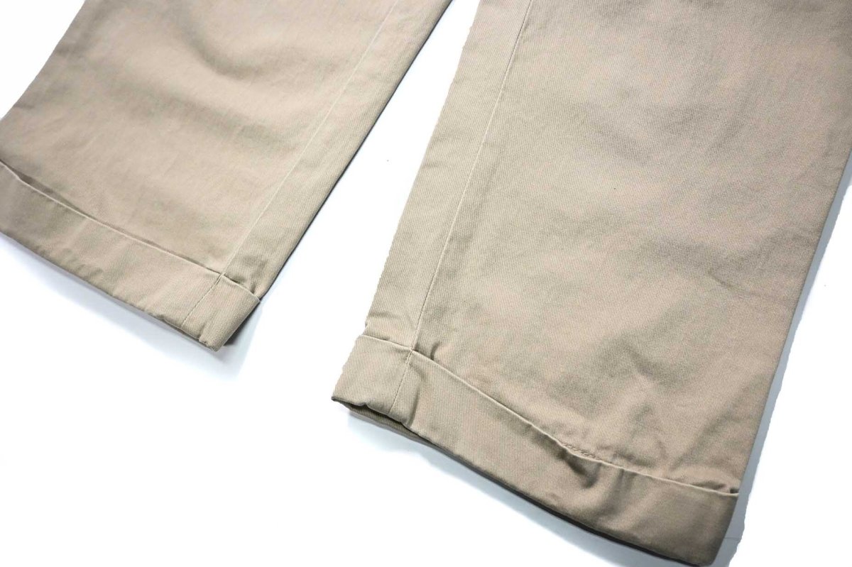 画像3: Used Polo Ralph Lauren Pleated Chino Trouser Khaki "Hammond Pant" ラルフローレン (3)