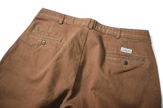 画像4: Used Polo Ralph Lauren Pleated Chino Trouser Brown "Andrew Pant" ラルフローレン (4)