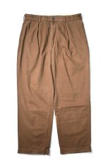 画像1: Used Polo Ralph Lauren Pleated Chino Trouser Brown "Andrew Pant" ラルフローレン (1)
