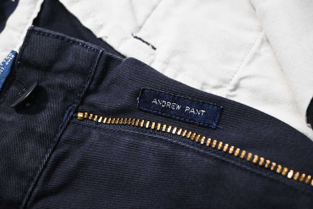 画像6: Used Polo Ralph Lauren Pleated Chino Trouser Navy "Andrew Pant" ラルフローレン (6)