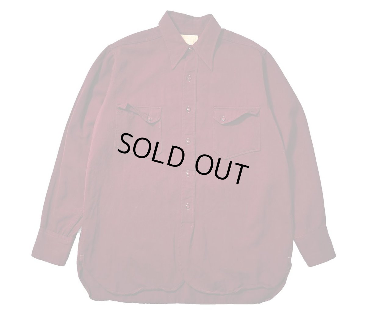 画像1: 50s Used Pendleton Wool Shirt (1)