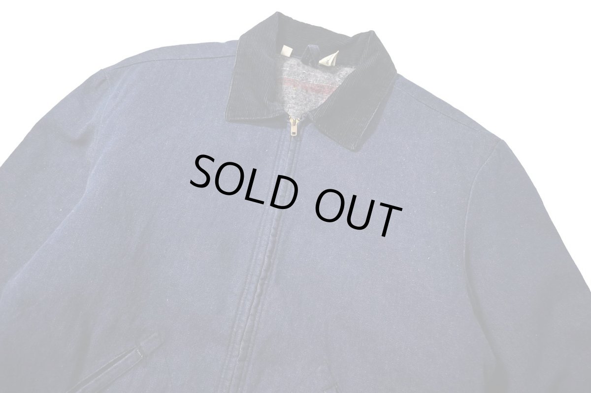 画像3: 70s Used Wrangler Vat Dyed Denim Work Jacket (3)