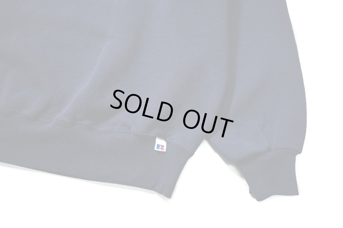 画像3: Used Russell Athletic Blank Sweat Shirt Navy (3)