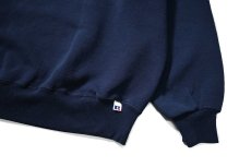 画像3: Used Russell Athletic Blank Sweat Shirt Navy (3)