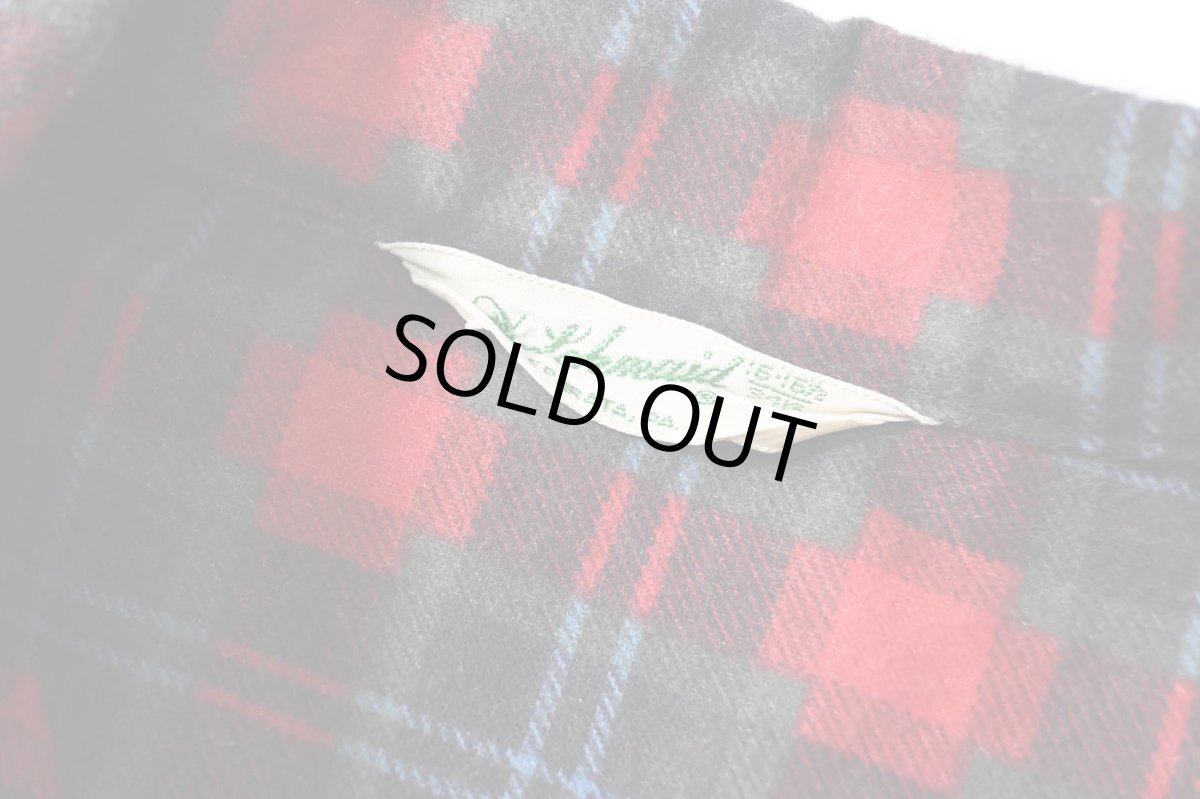 画像4: 60s Deadstock Dutchmaid Open Collar Print Flannel Shirt (4)