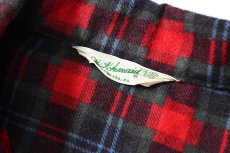 画像4: 60s Deadstock Dutchmaid Open Collar Print Flannel Shirt (4)