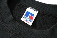 画像4: Used Russell Athletic Blank Sweat Shirt Black made in USA (4)