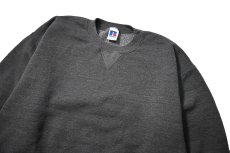 画像2: Used Russell Athletic Blank Sweat Shirt Charcoal (2)