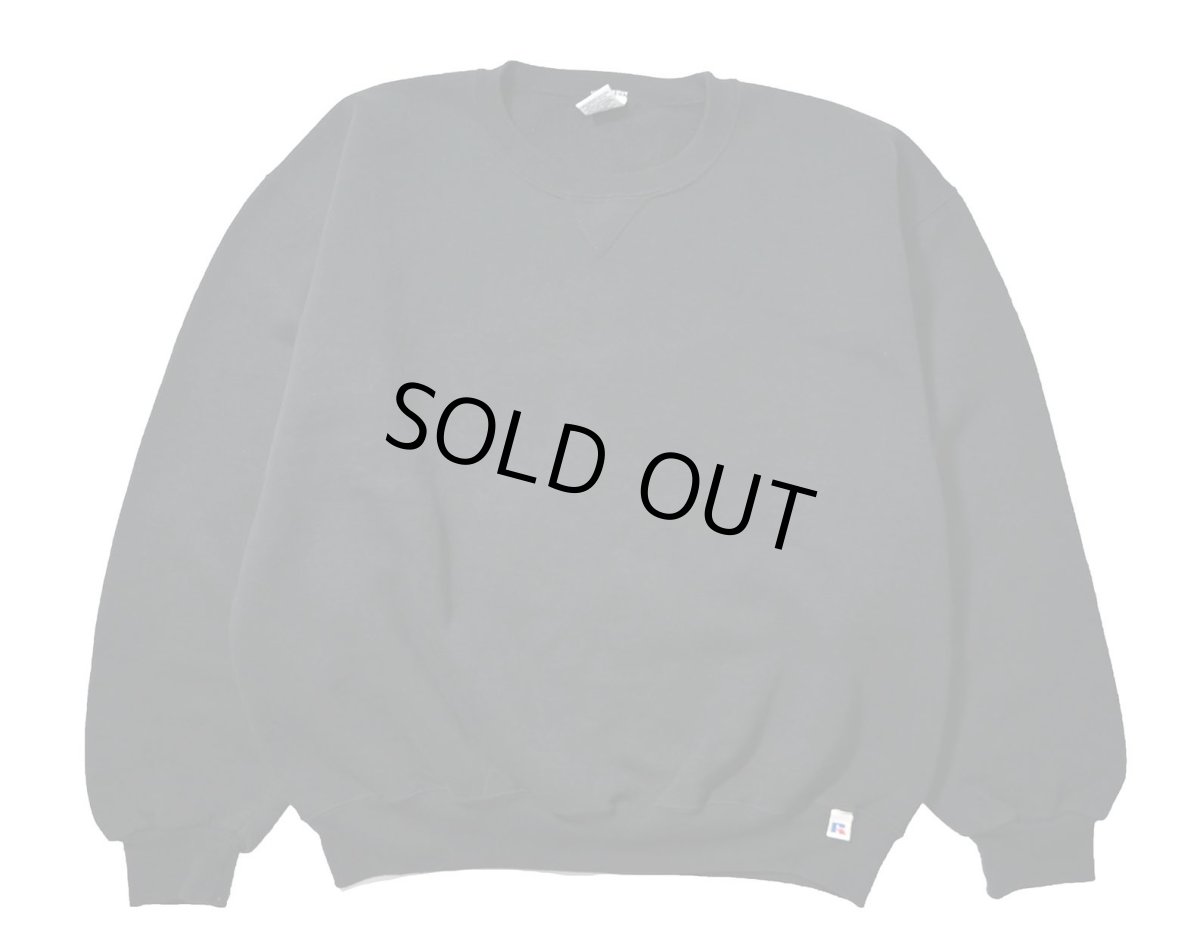 画像1: Used Russell Athletic Blank Sweat Shirt Black (1)