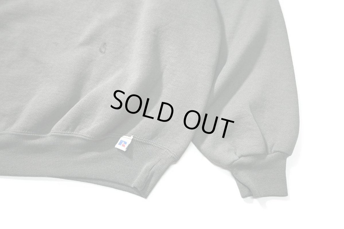 画像3: Used Russell Athletic Blank Sweat Shirt Moss made in USA (3)