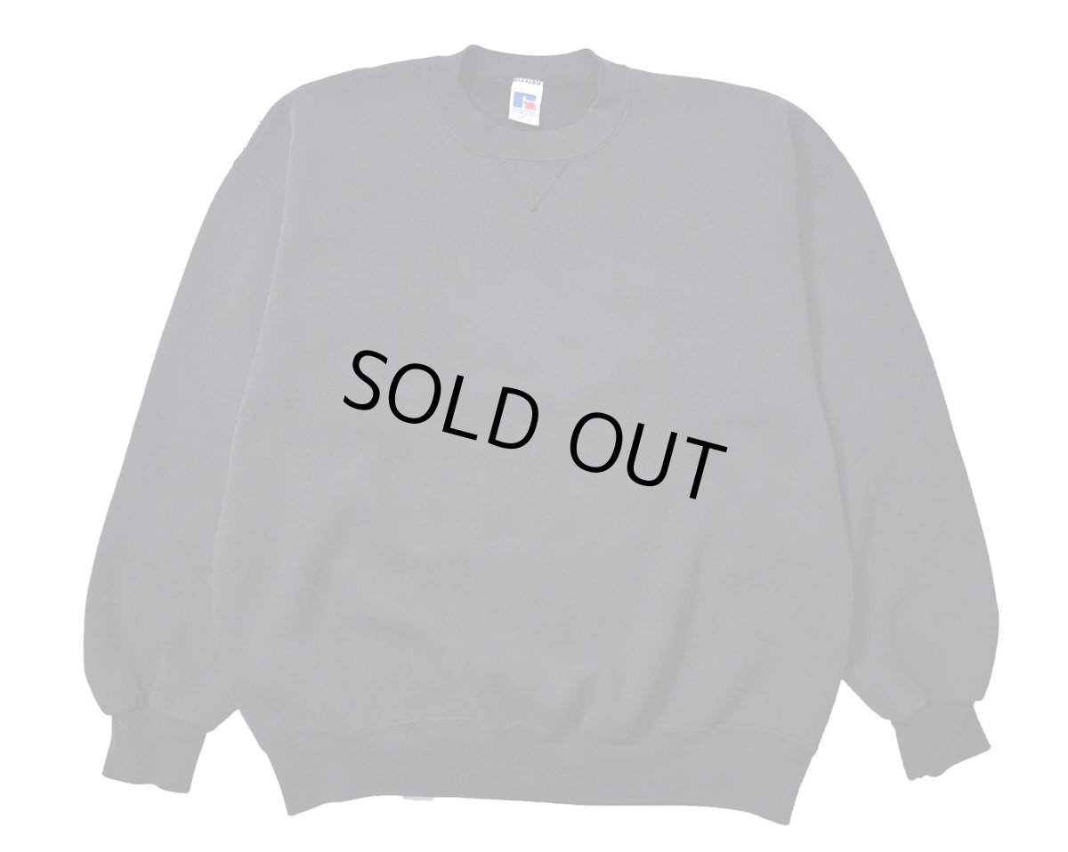 画像1: Used Russell Athletic Blank Sweat Shirt Black made in USA (1)