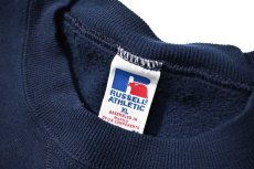 画像4: Used Russell Athletic Blank Sweat Shirt Navy (4)