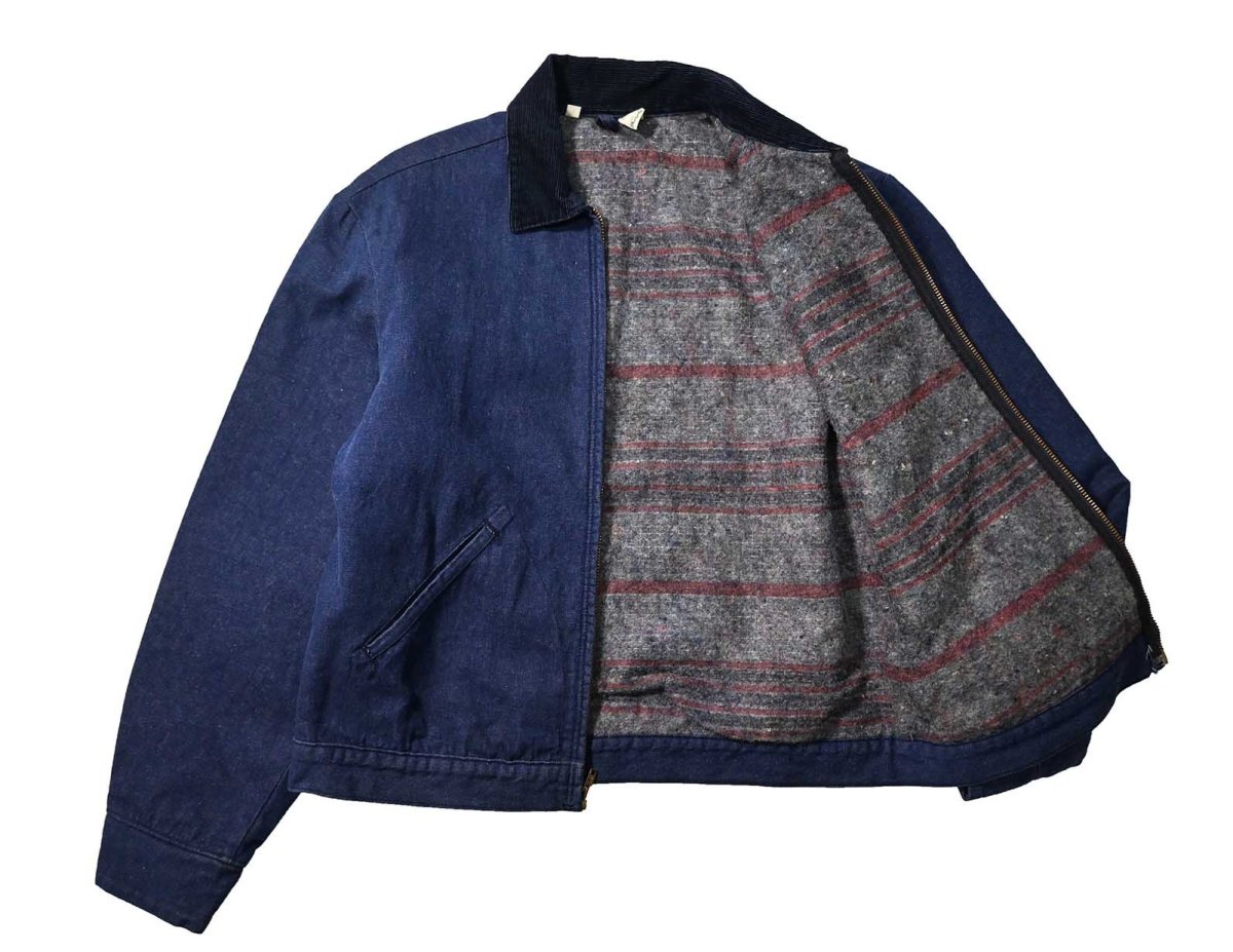 画像5: 70s Used Wrangler Vat Dyed Denim Work Jacket (5)