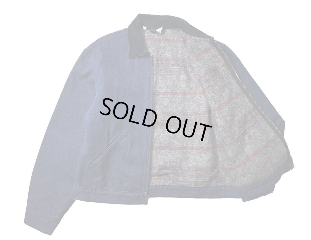 画像5: 70s Used Wrangler Vat Dyed Denim Work Jacket (5)