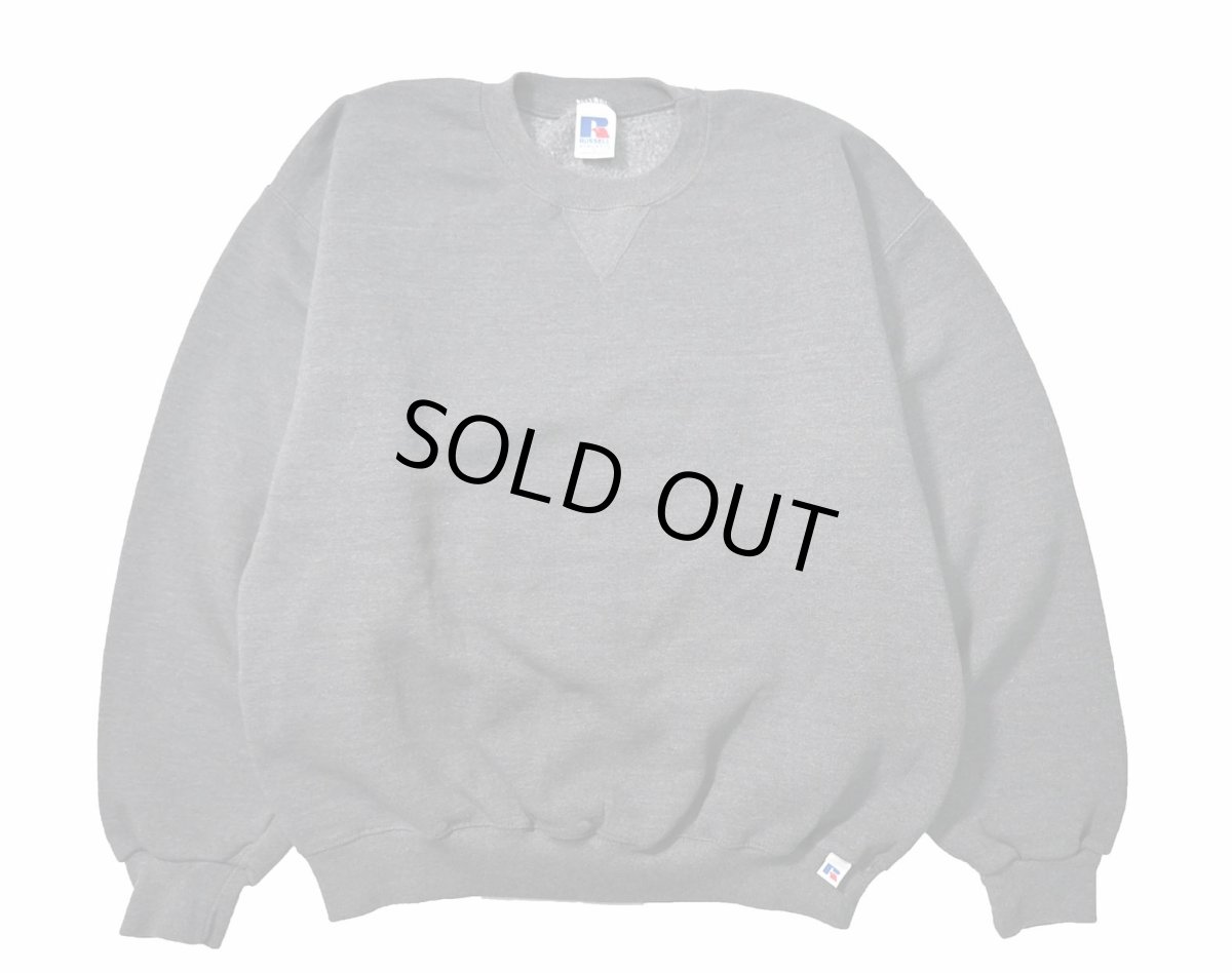 画像1: Used Russell Athletic Blank Sweat Shirt Charcoal (1)