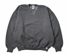 画像1: Used Russell Athletic Blank Sweat Shirt Charcoal (1)