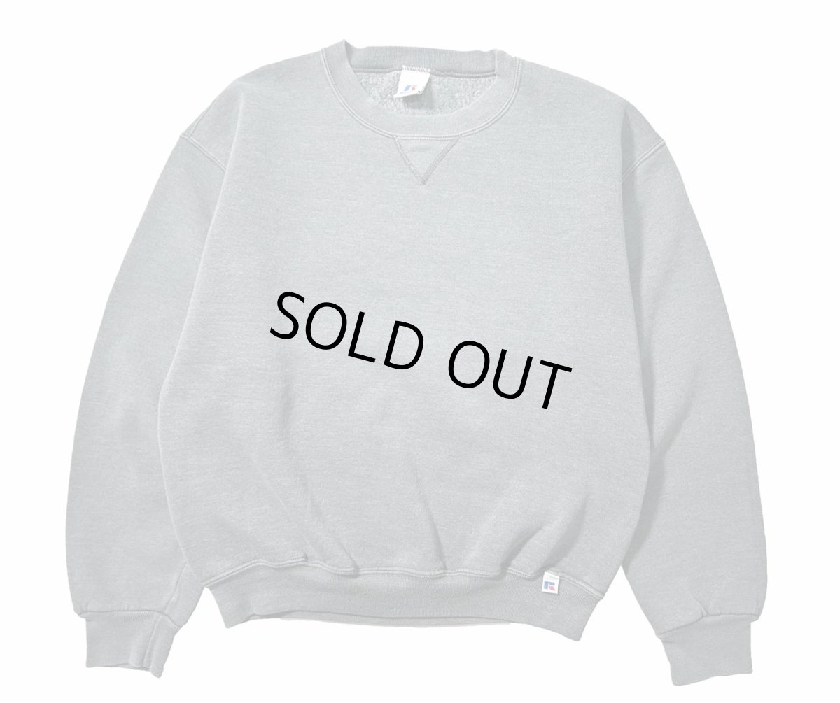 画像1: Used Russell Athletic Blank Sweat Shirt Slate Grey (1)