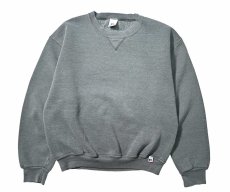 画像1: Used Russell Athletic Blank Sweat Shirt Slate Grey (1)