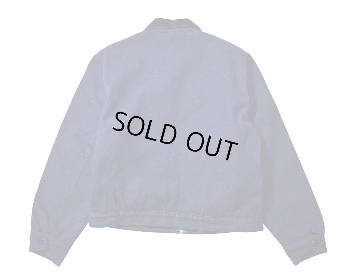 画像2: 70s Used Wrangler Vat Dyed Denim Work Jacket (2)