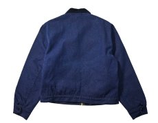 画像2: 70s Used Wrangler Vat Dyed Denim Work Jacket (2)