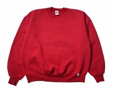 画像1: Used Russell Athletic Blank Sweat Shirt Burgundy made in USA (1)
