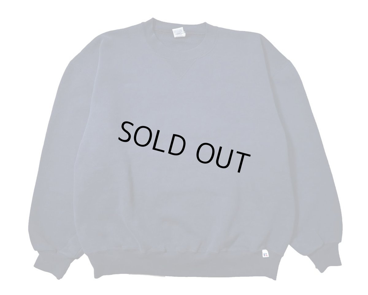 画像1: Used Russell Athletic Blank Sweat Shirt Navy (1)