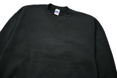 画像2: Used Russell Athletic Blank Sweat Shirt Black made in USA (2)