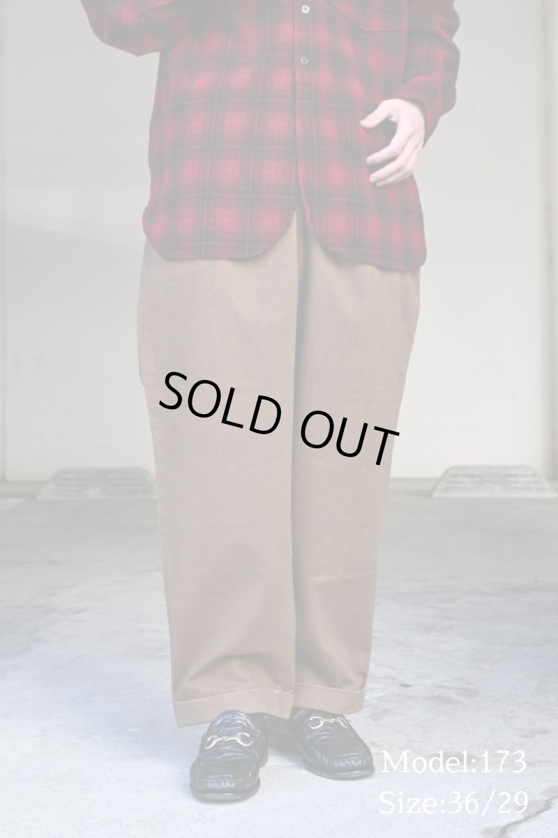 画像8: Used Polo Ralph Lauren Pleated Chino Trouser Brown "Andrew Pant" ラルフローレン (8)