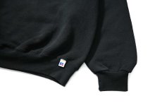 画像3: Used Russell Athletic Blank Sweat Shirt Black (3)