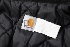 画像5: Used Carhartt Quilt Lined Traditional Coat Black made in USA (5)
