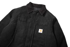 画像2: Used Carhartt Quilt Lined Traditional Coat Black made in USA (2)