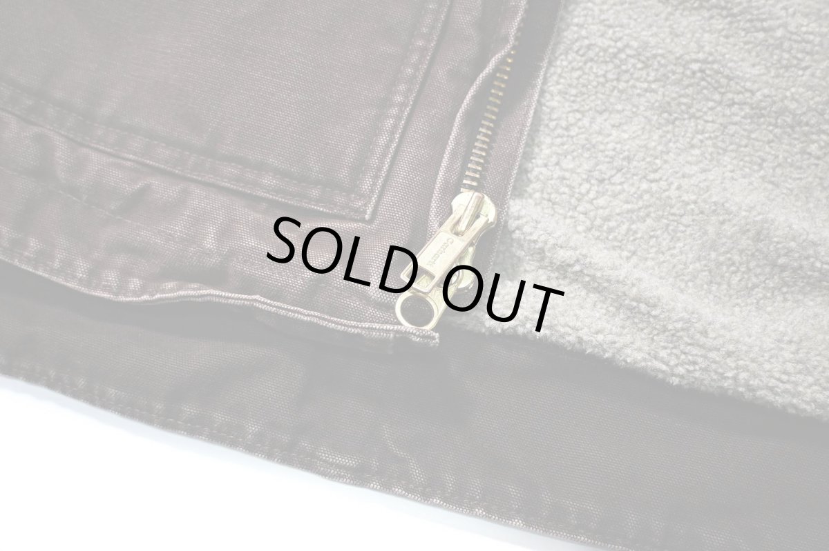 画像4: Used Carhartt Sherpa Lined Ridge Coat Dark Brown (4)