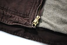 画像4: Used Carhartt Sherpa Lined Ridge Coat Dark Brown (4)