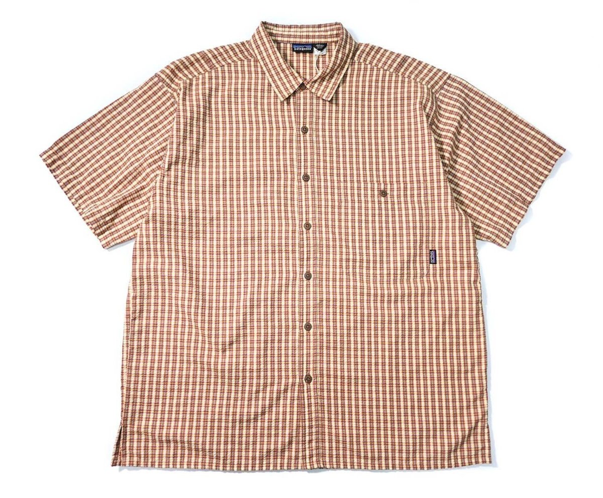 画像1: 01' Deadstock patagonia Puckerware Shirt (1)