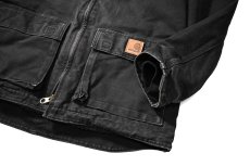 画像3: Used Carhartt Sherpa Lined Jackson Coat Black (3)
