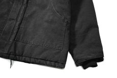 画像3: Used Carhartt Quilt Lined Traditional Coat Black made in USA (3)