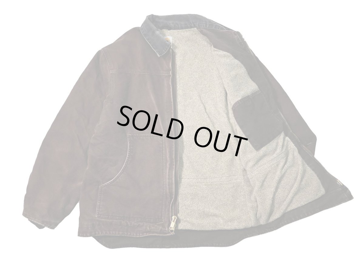 画像5: Used Carhartt Sherpa Lined Ridge Coat Dark Brown (5)