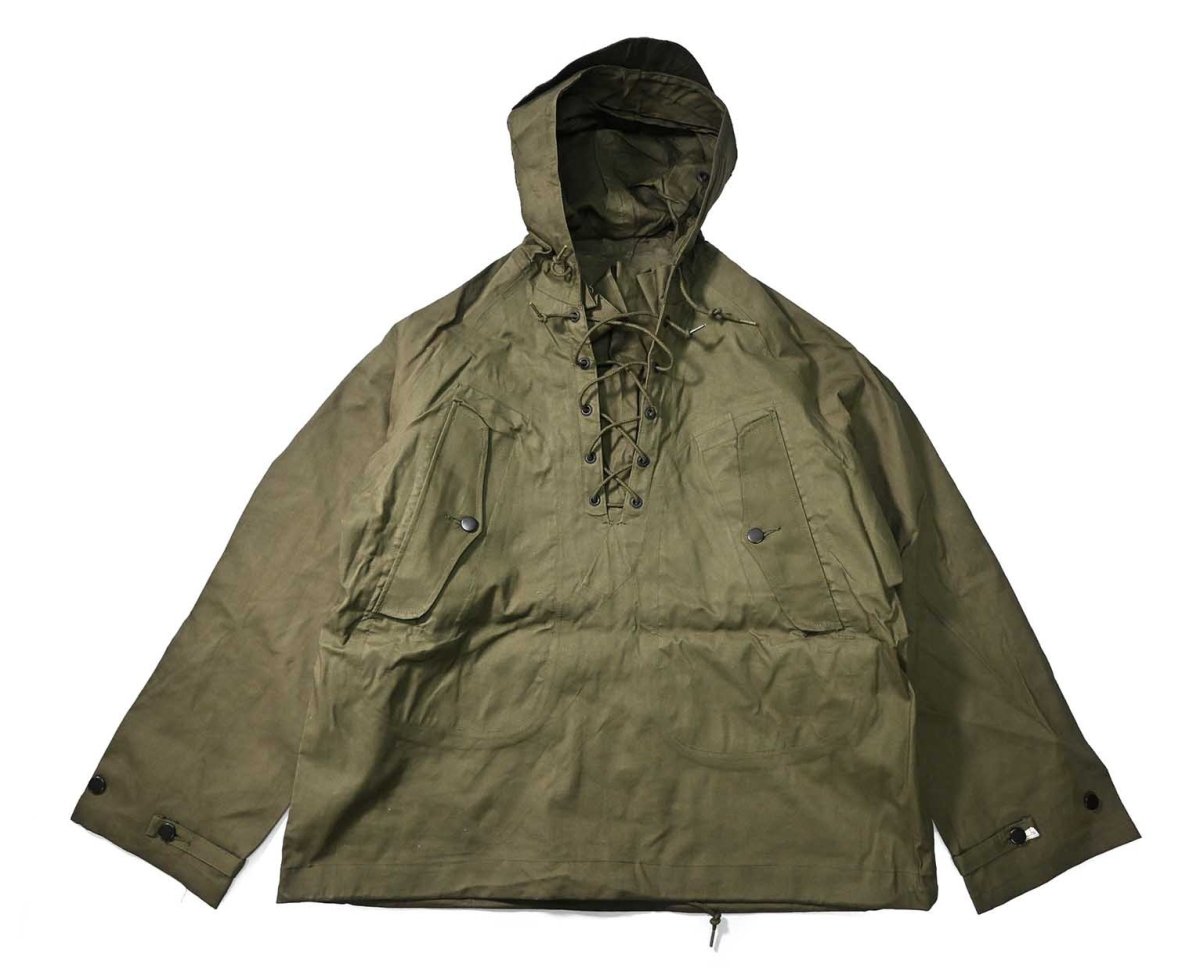 画像1: 60s Deadstock US Navy Wet Weather Rain Parka (1)