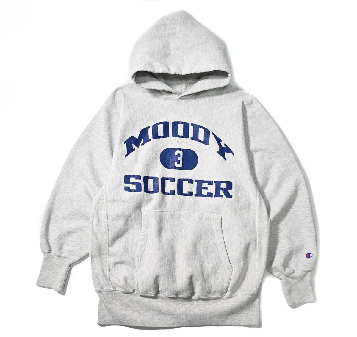 画像1: 90s Used Champion Reverse Weave Sweat Hoodie "Moody Soccer" made in USA (1)