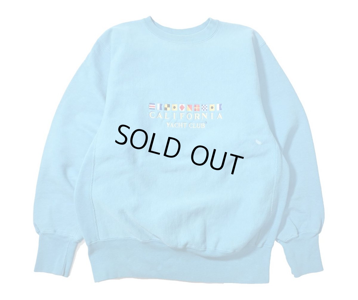 画像1: 90s Used Champion Reverse Weave Sweat Shirt "California Yacht Club" made in USA (1)