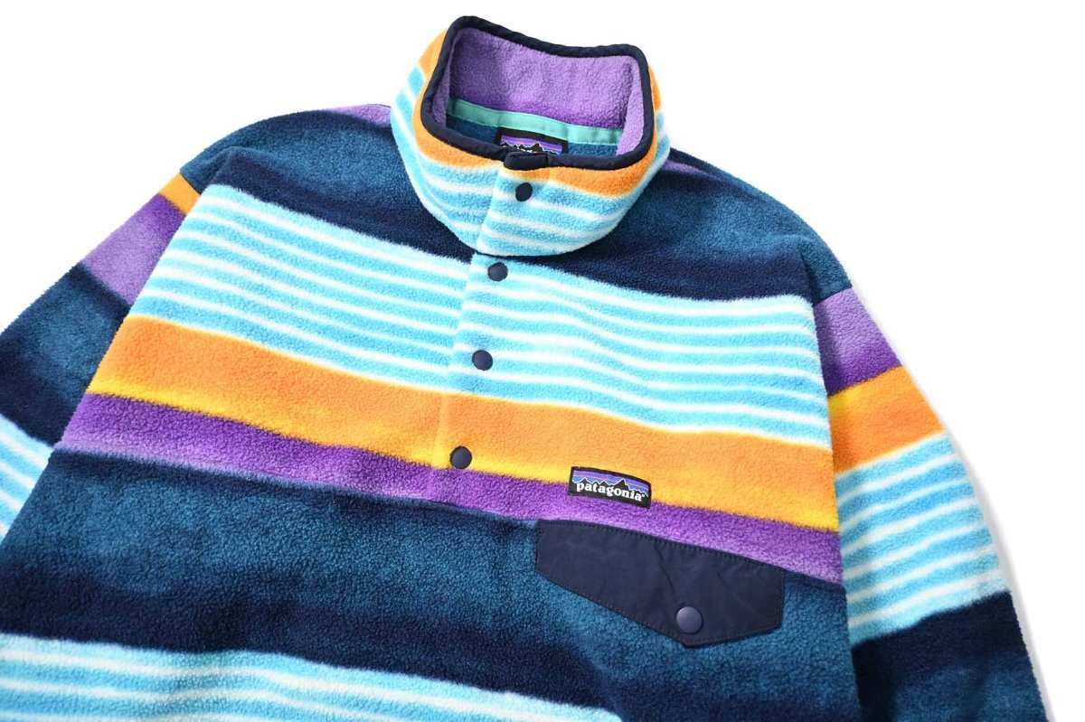 画像2: Used patagonia Lightweight Synchilla Snap-T Pullover パタゴニア (2)