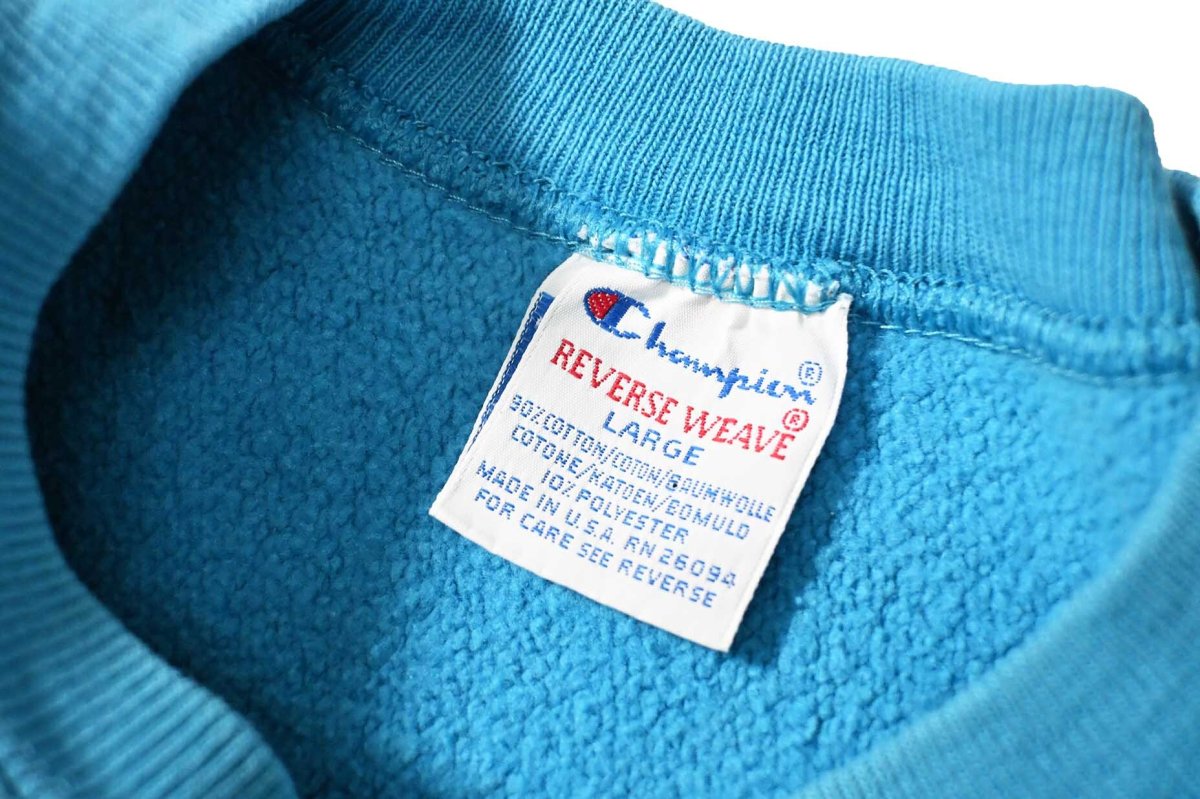 画像4: 90s Used Champion Reverse Weave Sweat Shirt "California Yacht Club" made in USA (4)