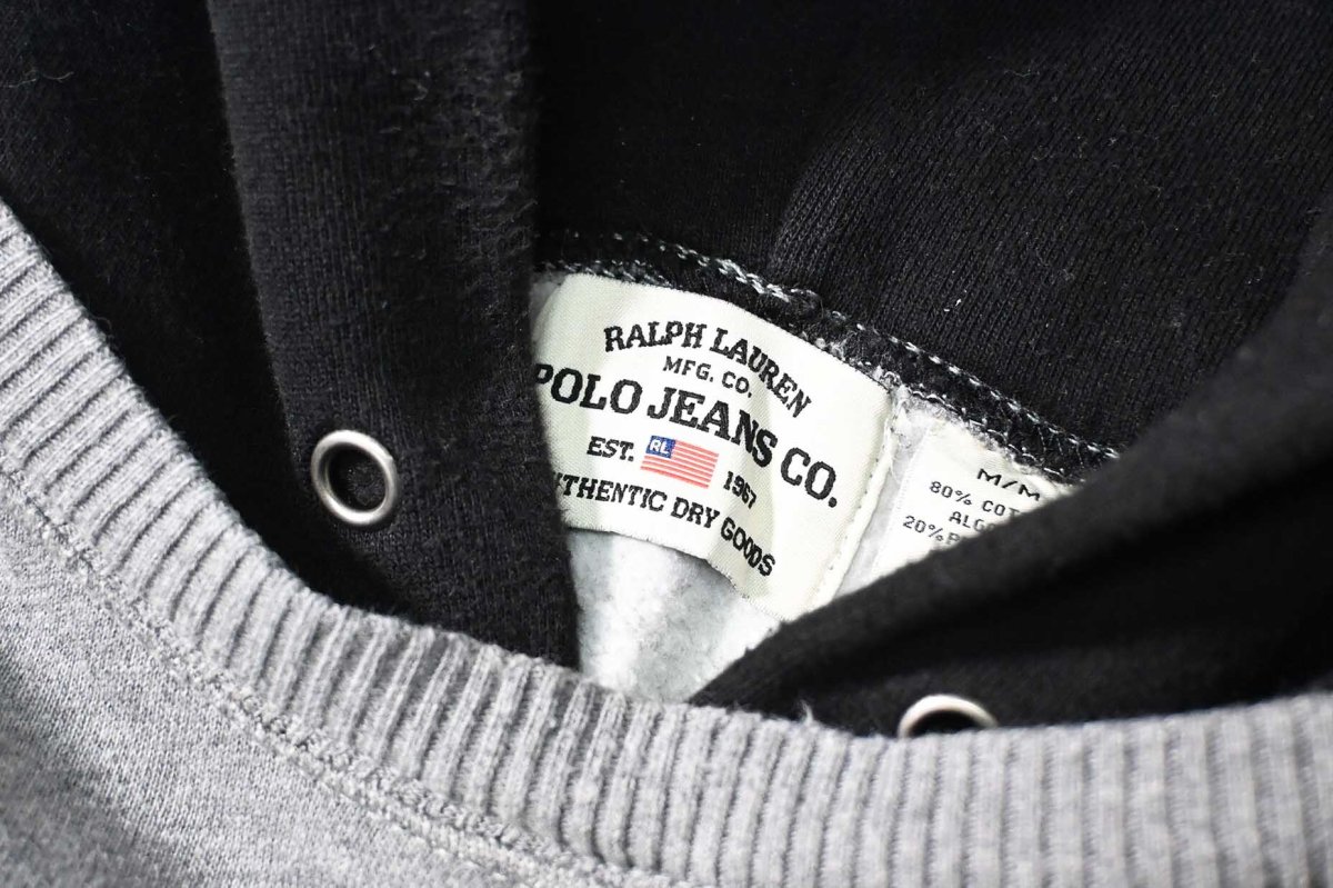 画像4: Used Polo Jeans Co. Sweat Hoodie ラルフローレン (4)